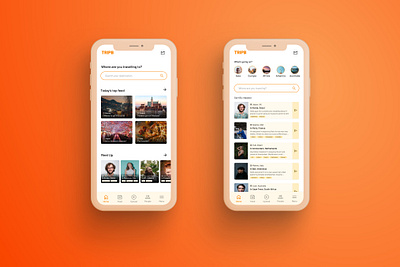 Social Network App for Travelers app travel travel app ui ux