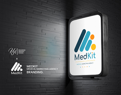 MedKit Branding - Medical Marketing Agency brand book brand design branding corporate identity design graphic design logo logo design medical branding medical marketing ui uiux design web design