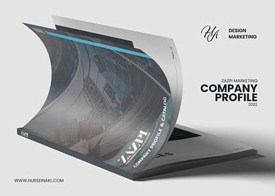 ZAZPI - COMPANY PROFILE AND CATALOG brand design branding company catalog company profile corporate identity design graphic design illustration ui