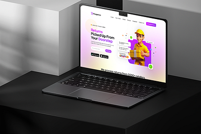 Return Picked Up Delivery Website Design app design dashboard design design figma design figma website illustration landing page design ui ui design ui ux design
