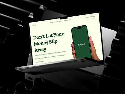 Make Smarter Financial Decisions: Mepon Budget Planning Website agency appdesign budgetplanning creativewebdesign design finance fintech herosection minimalistdesign moneymanagement saas studio ui uiux uiuxinspiration userexperience ux uxdesign webdesign