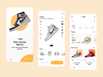 Sneaker E-Commerce Mobile app (copied) branding graphic design logo ui