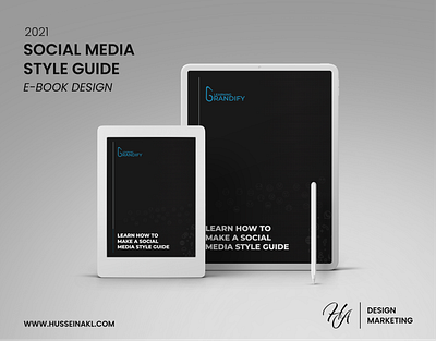 Social Media Style Guide E-Book branding corporate identity design design e book e book design graphic design