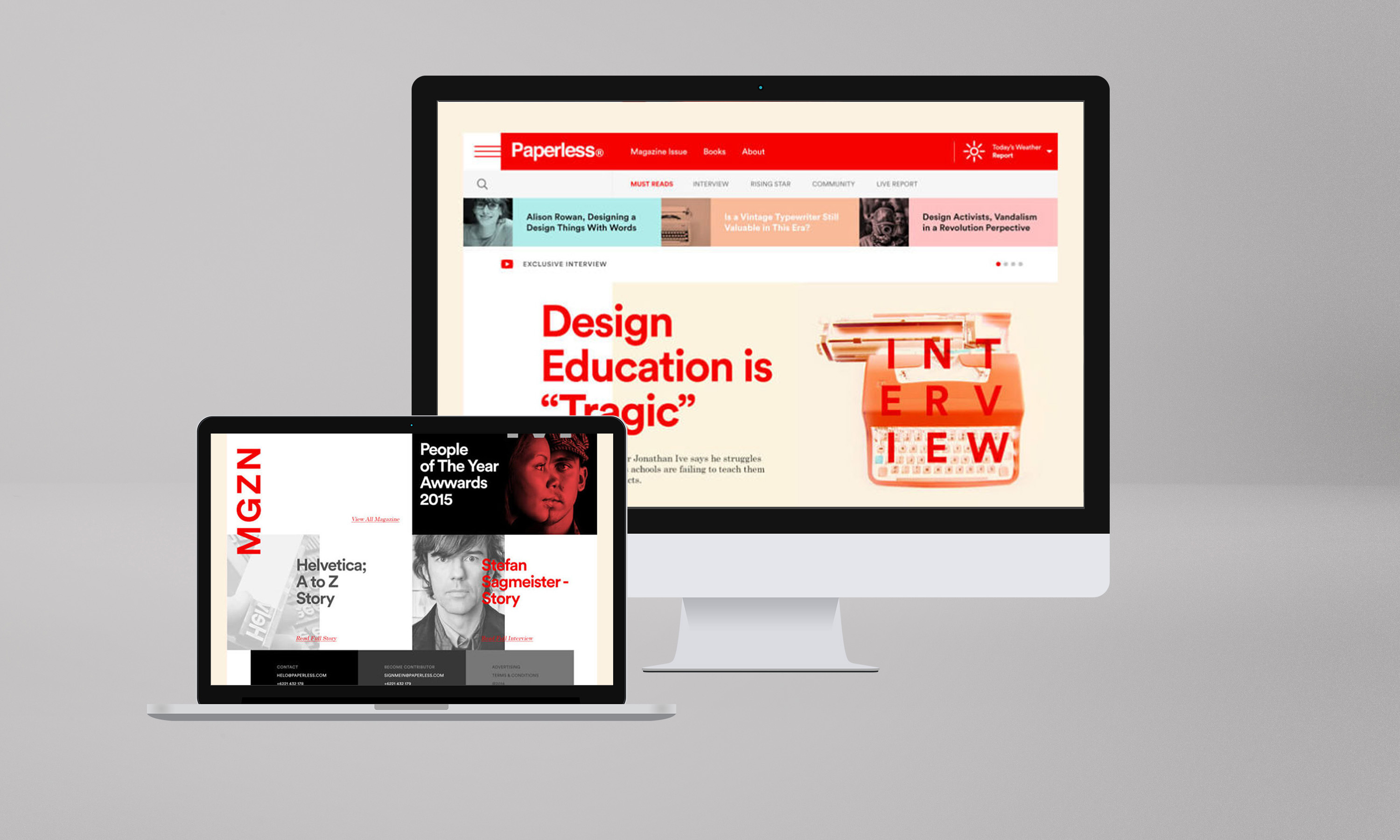 Example of Website UI UX  Design