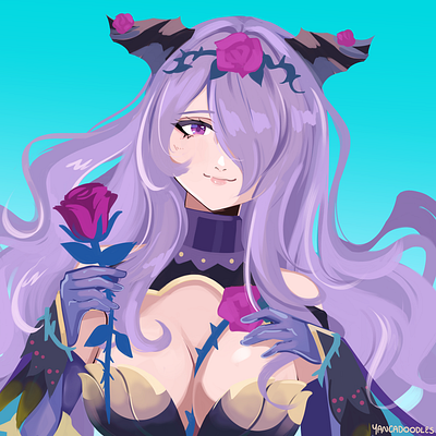 Resplendent!Camilla digital painting fanart fire emblem illustration