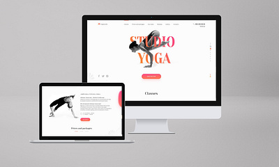 Yoga Studio Website Design best web design branding creative web pages design frontend graphic design illustration landing page design landing pages psd designer psd to html ui ui ux ui ux design web web designer yoga studio yoga website