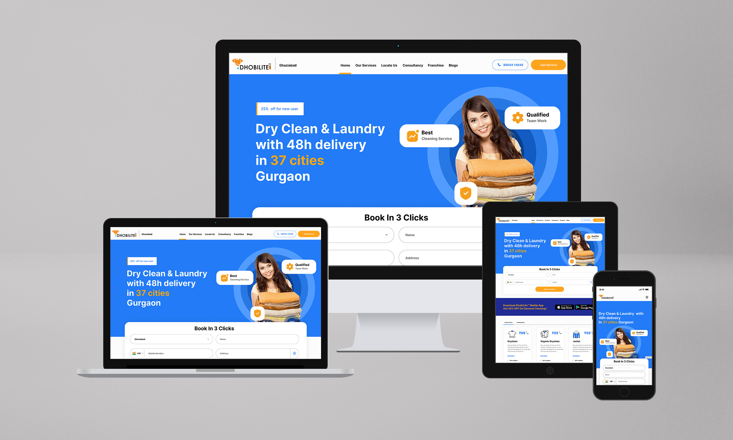 Example of Website UI UX  Design