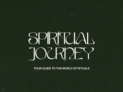 Spiritual Journey - guide branding brand identity brand visuals branding guide branding logo design logo ideas for guide branding logotype meditation branding mindfullness branding minimalistic logo name only logo design nature and soul branding nature inspired design product branding ritual guide branding ritual path guide brand serene lifestyle branding spiritual journey typography visual identity