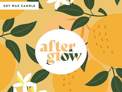 After Glow - candle brand after glow aromatheraphy branding brand identity brand visuals branding candle brand candle brand logo inspo fragranced candles brand fruit inspired candles home fragrace candles branding logo logo ideas for candle brand nature inspired logo organic candles brand product branding scented candles brand visuals scented candles branding soy wax candles vegan cabdles brand visual identity