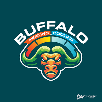 Buffalo Logo branding design graphic design identity illustration logo mark tshirt vector