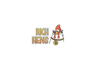 GameFi Crypto Project Rich Hens Logo Design branding graphic design logo logo design