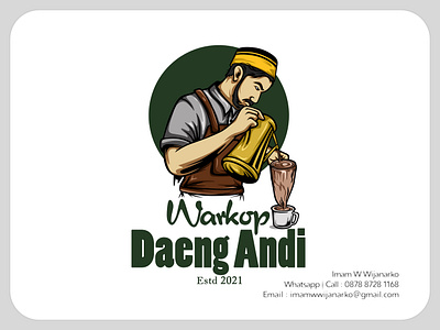 #coffeelogo cafe logo cartoon logo character logo culinary logo custom logo drink logo face logo graphic design jasa desain logo jasa logo lettering logo logo coffee logo daeng kopi logo design logo karakter logo kuliner logo makanan logo minuman portrait logo restaurant logo