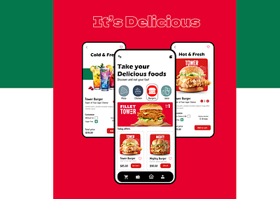 Food Delivery app Design Concept 3d animation app branding design food deivery app graphic design logo motion graphics typography ui ux vector