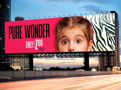 Utah's Hogle Zoo Brand Refresh billboard branding graphic design layout photoshop typography