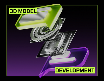 3D development for the ZK Secrecy website 3d 3d materials 3d model animation blender cinema 4d graphic design site web design website