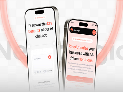 Neurologic Chat AI: Responsive Version web app design