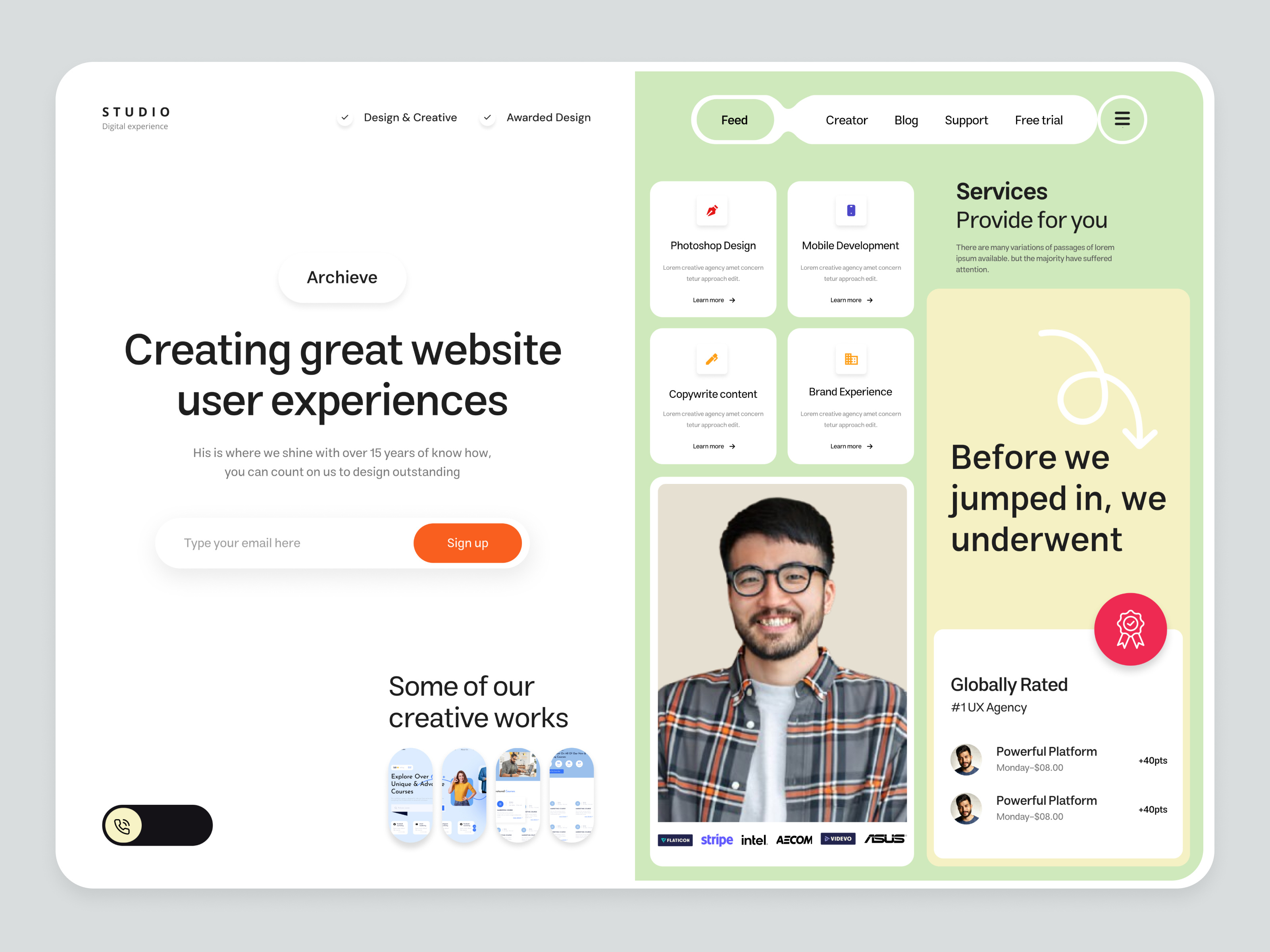 Example of High Converting Landing + Website Design