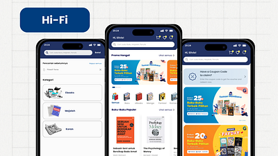 Revamping The Gramedia App Design bookapp graphic design ui uidesign uiux uxdesign