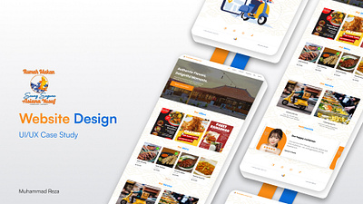 Restaurant Landing Page UI/UX Case Study casestudy design landingpage ui uidesign uiux ux uxdesign web