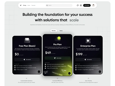 Cogny - AI Landing Page ai ai cloud ai startup ai tool ai website design aiml artificial intelligence gpt grot homepage landing page neural network nvidia openai pricelist pricing saas software startup website