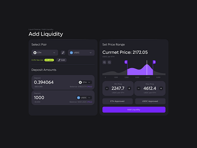 Sphere UI: Crypto (UI KIT) add liquidity bitcoin clean ui crypto crypto dashboard crypto liquidity crypto ui kit crypto wallet cryptocurrency darkmode defi ethereum liquidity platform staking trade trading ui ui kit uikit