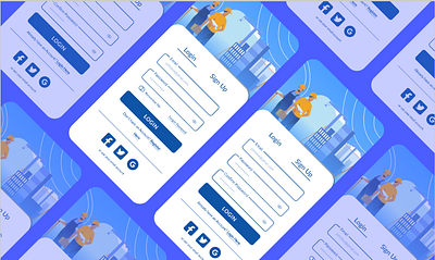 Login/SignUp Form app login mobile signup ui