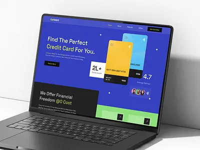 OptiCard – The Ultimate Credit Card Management Platform card management credit card cypto dashboard digital bank expense management finance app finance manager finance website mobile app payment system stock website design website ui