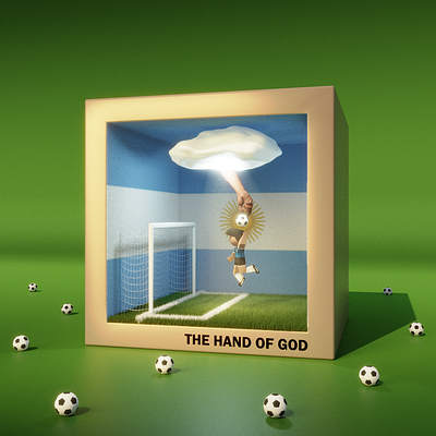 The Hand of God 3d 3d animation 3d art 3d illustration abstract art blender cgi character design cinema 4d concept art digital art environment design game art geometric art isometric low poly modeling motion graphics render stylized