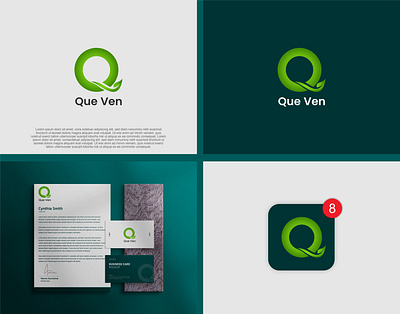 QUE VEN | BRAND IDENTITY branding graphic design logo modern branding