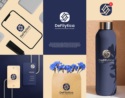 DeFilytica Logo design business finance identity