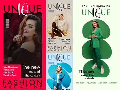 Unique Magazine awesome bannerdesign branding coverbanners design magazine magazinebanners minimal