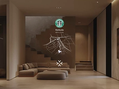 AR voice assistant design animation ar drops home map motion prototype rain sofa talking thinking ui ux voice waves weather