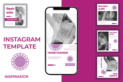 Outwear Social Media Feed & Story ads advertising banner branding facebook instagram outwear outwear social media outwear social media feed outwear social media feed story popular post promotions social stories template