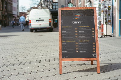 Day 43 - Menu 100dayschallenge coffee shop creative daily ui 043 daily ui 43 illustration menu card menu items ui uidesign uxdesign