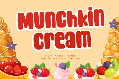 Munchkin Cream – Fun Kids Font lighthearted