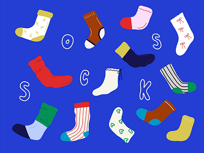 Socks branding colorful digitalart fun graphic design happy illustration lostsock motion graphics sock vector