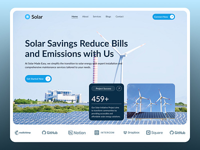 Solar Panel Landing Page Design agency best designer business digital agency ecommerce landingpage marketing solar solar panel solar website top designer uiux uiux designer web design web designer website