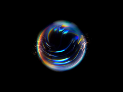 Liquid AI sphere by Gleb Kuznetsov ai alive animation c4d drop fluid gleb liquid motion particles procedural sphere uc ui water