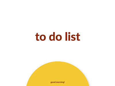 To-do-list Simple UI animation colors contrast design motion graphics typography ui