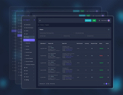 Project X: Simplify Finance Management 💰✅ best application design erp solution human centered design illustration mobile app design office management software product design project x saas design software design ui ui animation ui design ui ux design ux ux design viserx web application website design