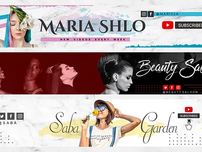 High-Quality YouTube Banner Design personalized youtube banner