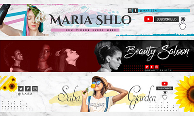 High-Quality YouTube Banner Design personalized youtube banner