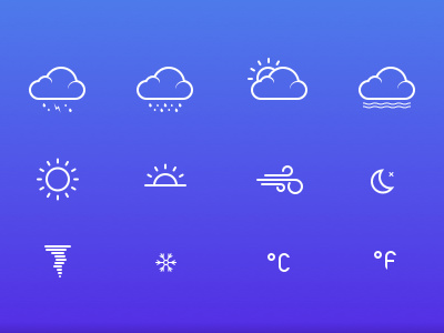 app icon weather design logo