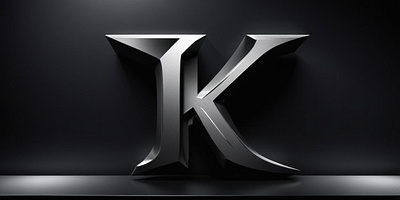 Vector initial letter k logo type logo