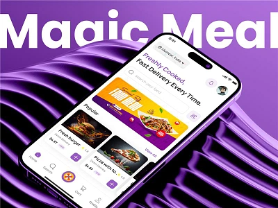 FoodEase - App Concept, Food Mobile App UI/UX - Full Screen food app screens food app ui food app uiux food delivery app food delivery app concept mobile app development mobile app development company