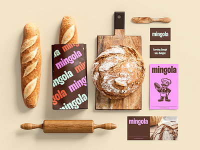 Mingola Bakery Logo Design & Branding baked bakery bakery branding bakery logo brand guideline brand identity branding colors food food branding fun identity logo logo designer modern packaging pastry restaurant restaurant logo sweet