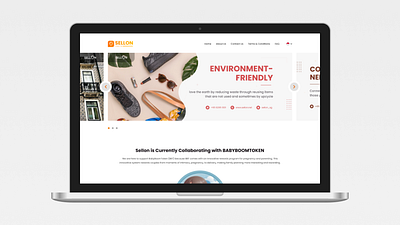 SELLON Company Profile Web Design app application branding company profile compro design e commerce graphic design illustration logo ui ui design uiux ux design web web design website design website ui