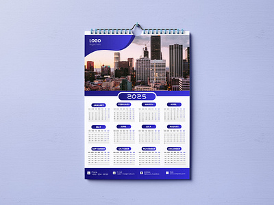 Wall Calendar Design 2025 2025 calendar branding calendar graphic design new year wall calendar