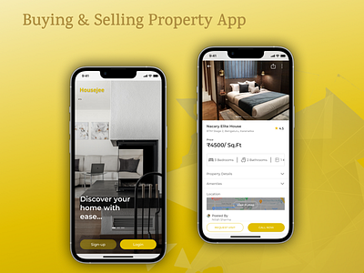 Housejee (Real-Estate App) ui