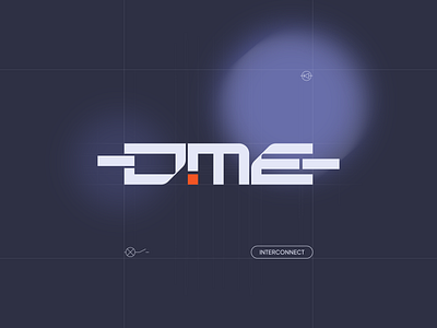 DME Interconnect 3d brand branding e commerce icons logo modern tech typography ui